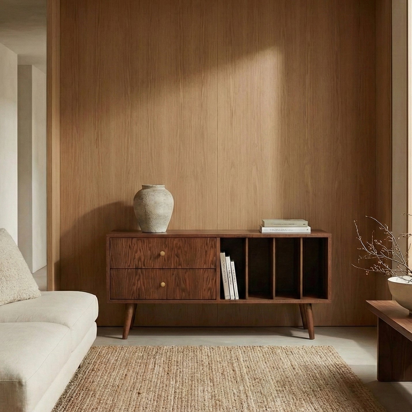 TV Kommode MINI VINYL mit Schubladen