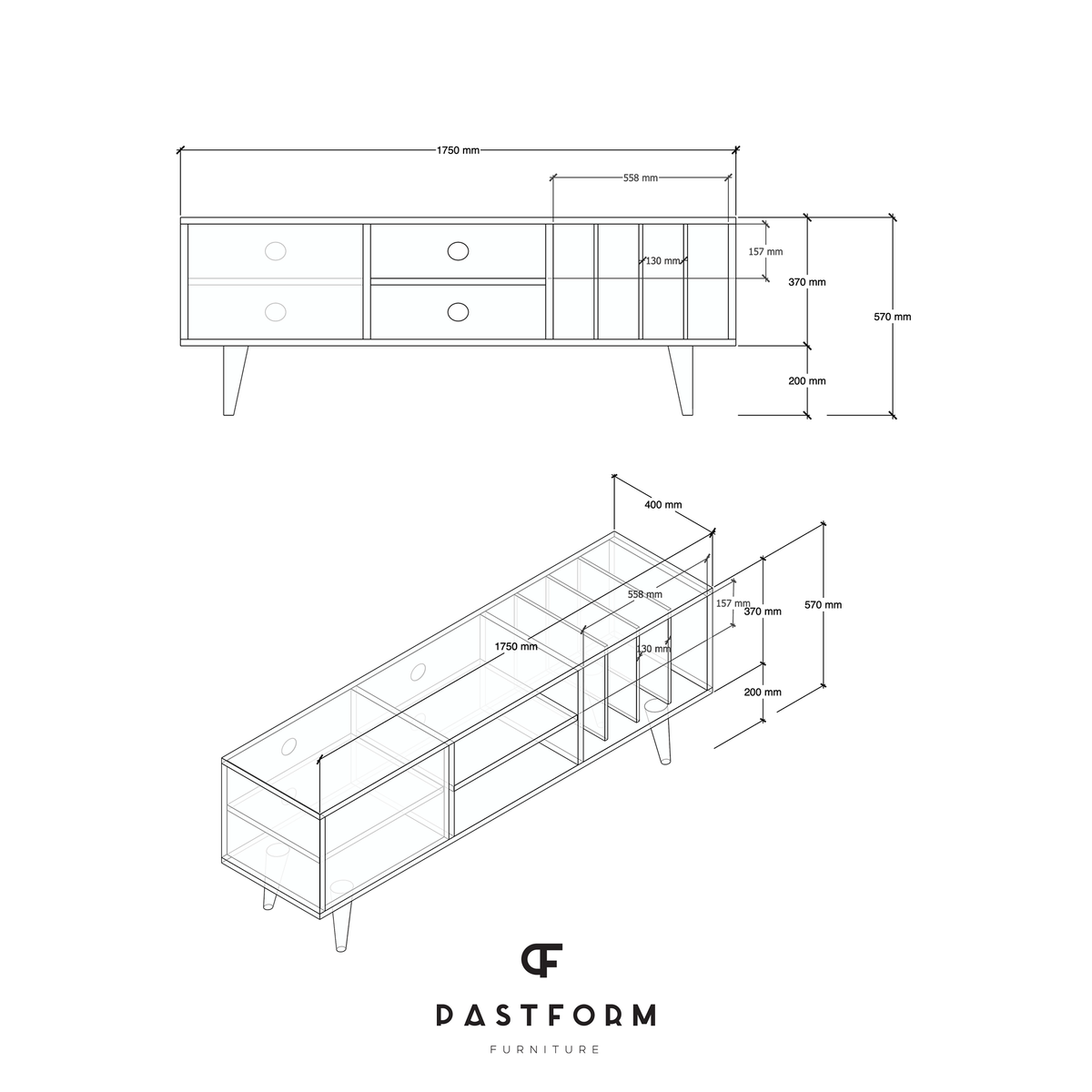 LOTV VINYL TV Sideboard
