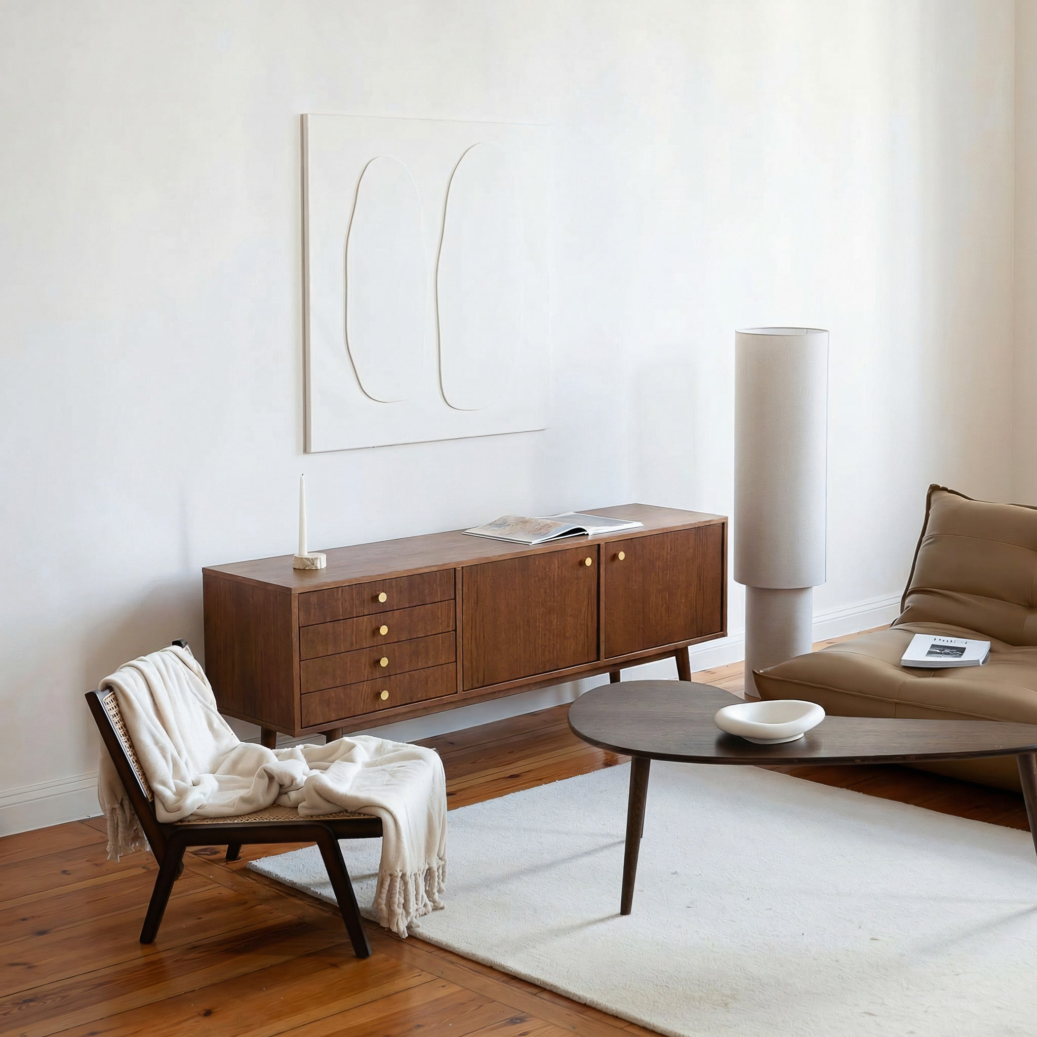 CLASSY BROWN Sideboard with Handle